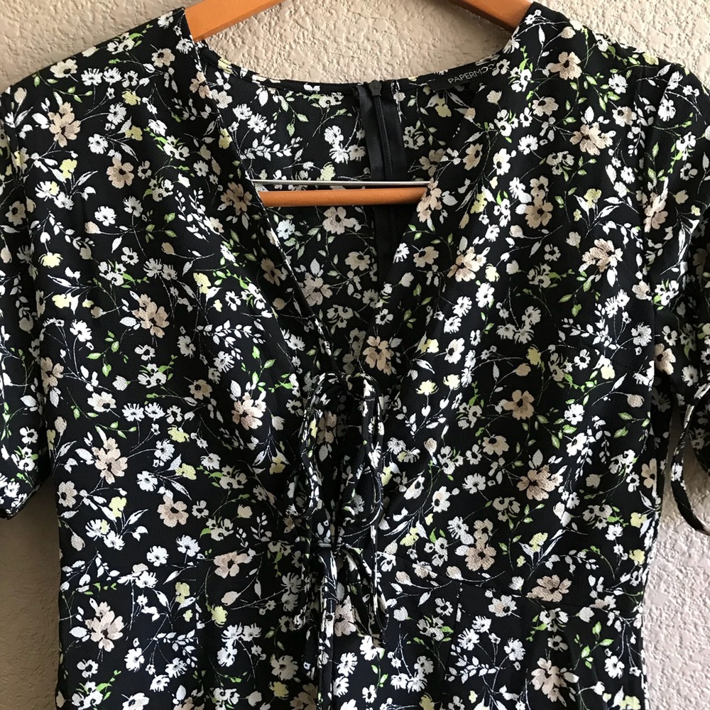 Papermoon black floral romper - Picture 4 of 8